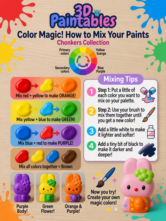 3D Paintables! Koda the Bear - Paint it Yourself Kit