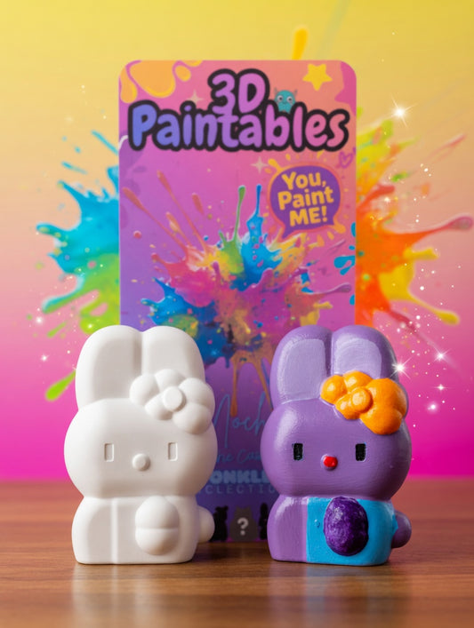 3D Paintables! Luna the Bunny - Paint Your Own Kit